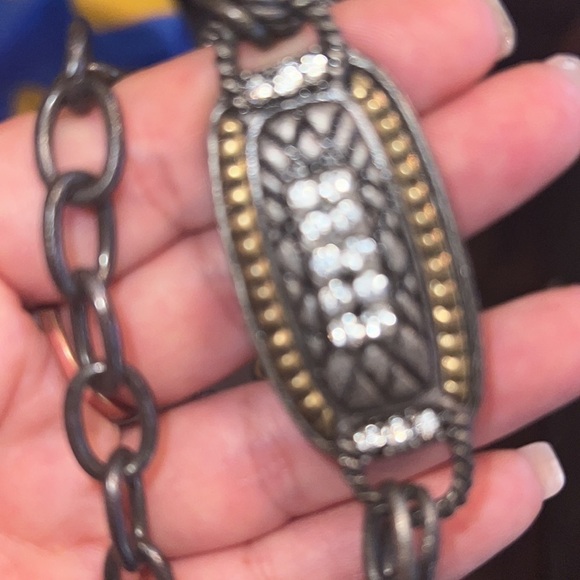 ▶️ Chico’s ◀️ Dark Metal Chain Boho Belt main image 5